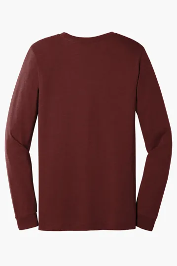 Bella + Canvas Unisex Heather CVC Long Sleeve Tee — view 18