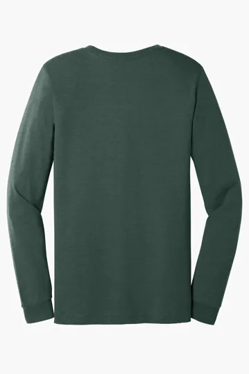 Bella + Canvas Unisex Heather CVC Long Sleeve Tee — view 20