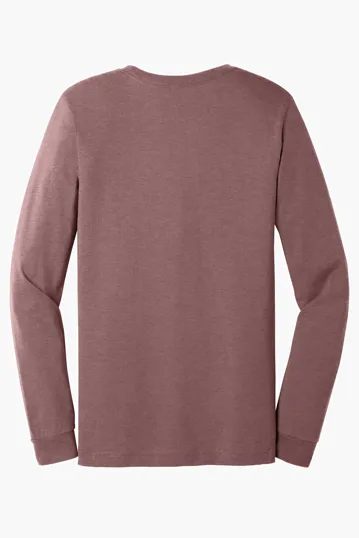 Bella + Canvas Unisex Heather CVC Long Sleeve Tee — view 21