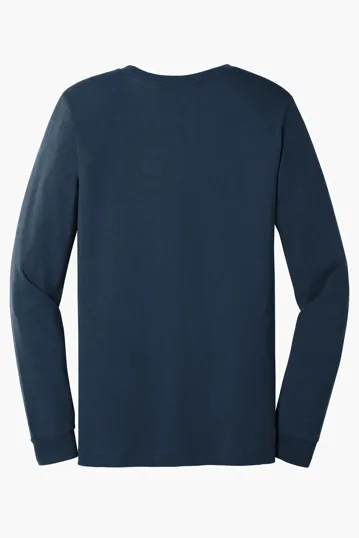 Bella + Canvas Unisex Heather CVC Long Sleeve Tee — view 22