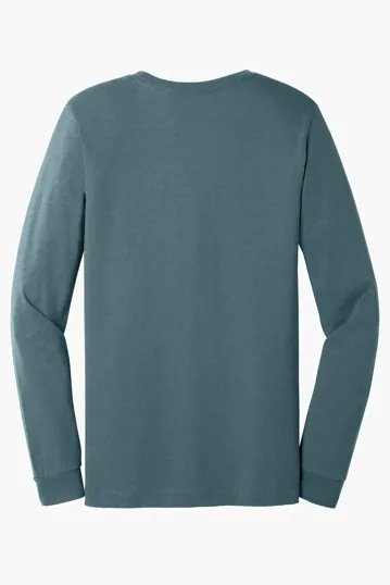 Bella + Canvas Unisex Heather CVC Long Sleeve Tee — view 23