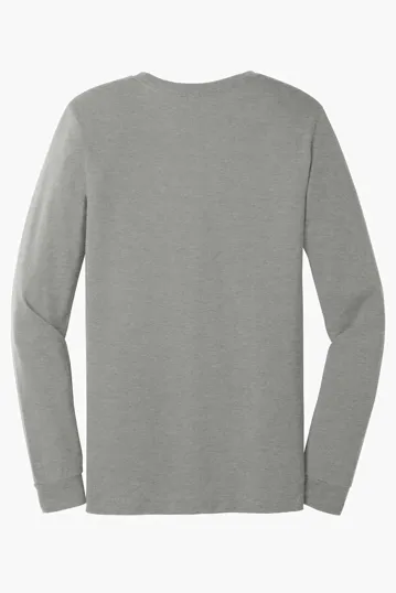 Bella + Canvas Unisex Heather CVC Long Sleeve Tee — view 24