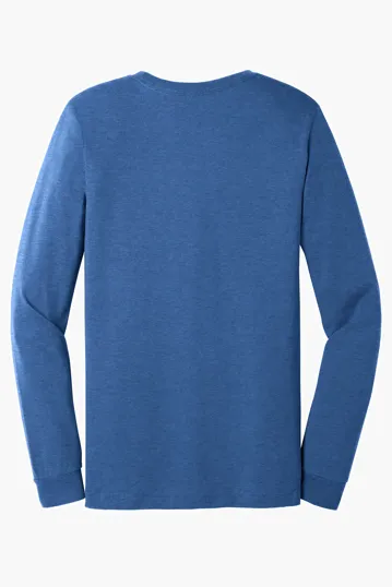 Bella + Canvas Unisex Heather CVC Long Sleeve Tee — view 25