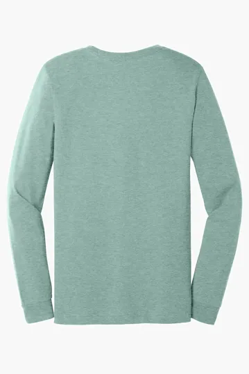 Bella + Canvas Unisex Heather CVC Long Sleeve Tee — view 35