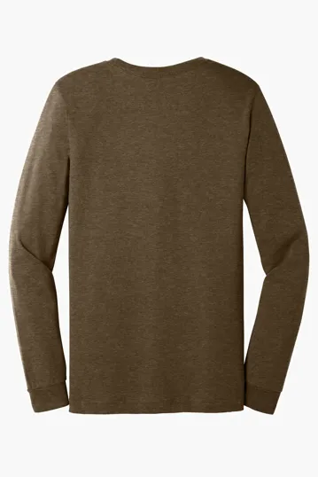 Bella + Canvas Unisex Heather CVC Long Sleeve Tee — view 36