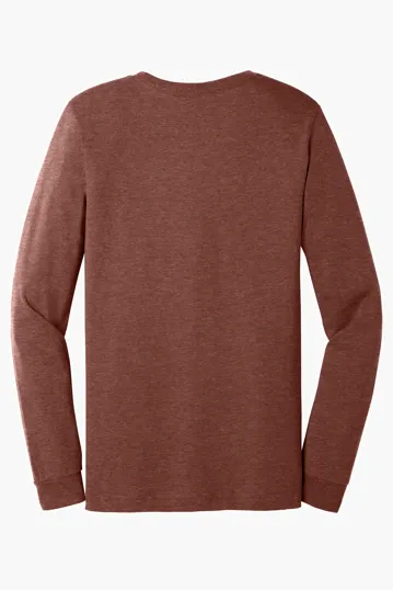 Bella + Canvas Unisex Heather CVC Long Sleeve Tee — view 37