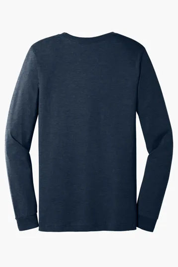Bella + Canvas Unisex Heather CVC Long Sleeve Tee — view 45