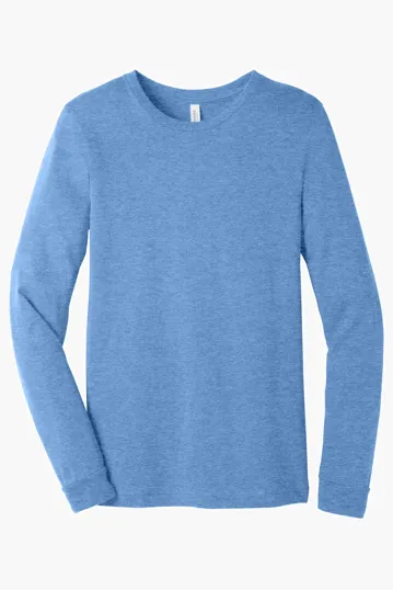 Bella + Canvas Unisex Heather CVC Long Sleeve Tee — view 40