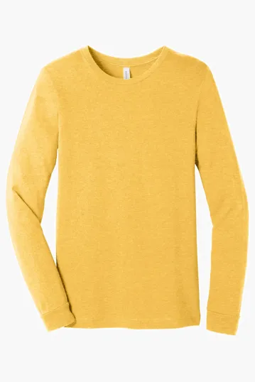 Bella + Canvas Unisex Heather CVC Long Sleeve Tee — view 41