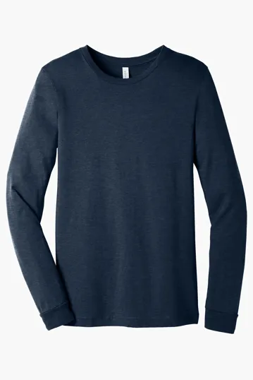 Bella + Canvas Unisex Heather CVC Long Sleeve Tee — view 42