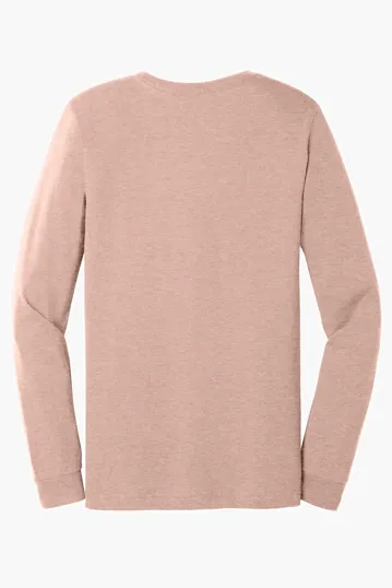 Bella + Canvas Unisex Heather CVC Long Sleeve Tee — view 47
