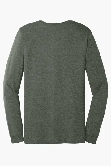 Bella + Canvas Unisex Heather CVC Long Sleeve Tee — view 54