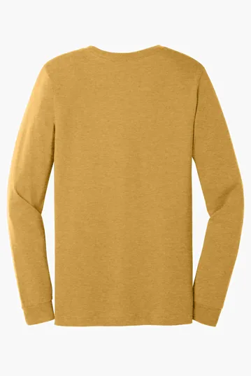 Bella + Canvas Unisex Heather CVC Long Sleeve Tee — view 55
