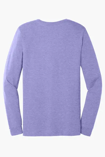 Bella + Canvas Unisex Heather CVC Long Sleeve Tee — view 56