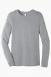 Bella + Canvas Unisex Heather CVC Long Sleeve Tee — view 2