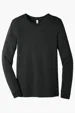Bella + Canvas Unisex Heather CVC Long Sleeve Tee — view 3
