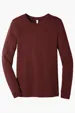Bella + Canvas Unisex Heather CVC Long Sleeve Tee — view 6