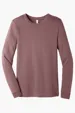 Bella + Canvas Unisex Heather CVC Long Sleeve Tee — view 9