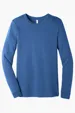 Bella + Canvas Unisex Heather CVC Long Sleeve Tee — view 13