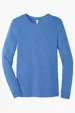 Bella + Canvas Unisex Heather CVC Long Sleeve Tee — view 28