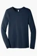 Bella + Canvas Unisex Heather CVC Long Sleeve Tee — view 42