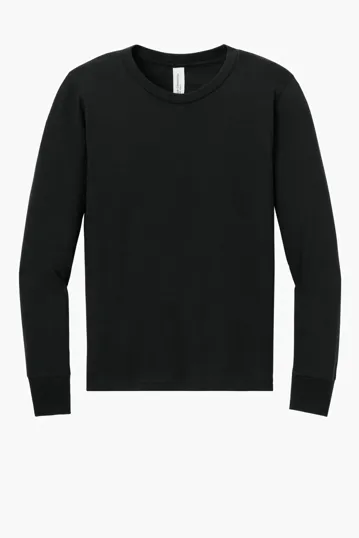 Bella + Canvas Youth Jersey Long Sleeve Tee — view 4