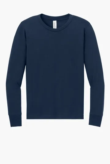 Bella + Canvas Youth Jersey Long Sleeve Tee — view 5
