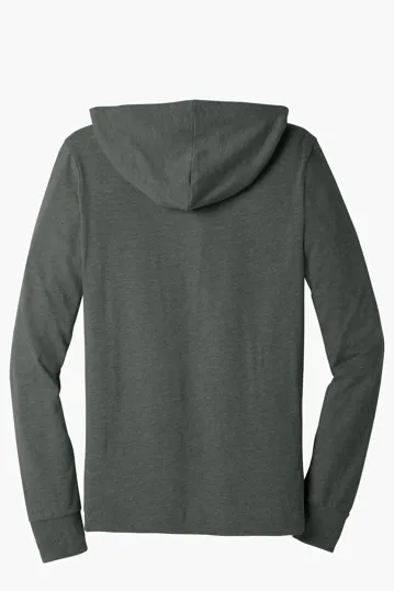 Bella + Canvas Unisex Jersey Long Sleeve Hoodie — view 3