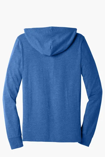Bella + Canvas Unisex Jersey Long Sleeve Hoodie — view 7