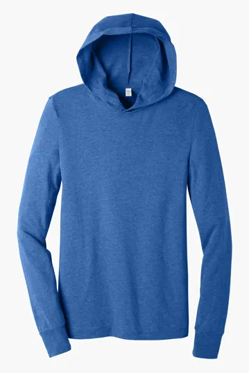 Bella + Canvas Unisex Jersey Long Sleeve Hoodie — view 5