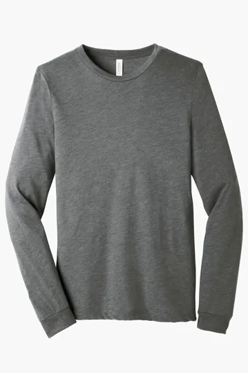 Bella + Canvas Unisex Triblend Long Sleeve Tee — view 3