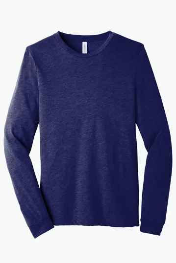 Bella + Canvas Unisex Triblend Long Sleeve Tee — view 5