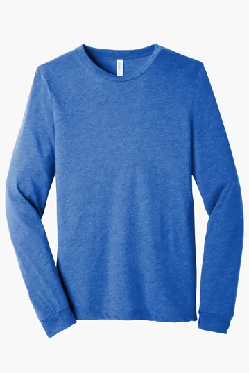 Bella + Canvas Unisex Triblend Long Sleeve Tee — view 7