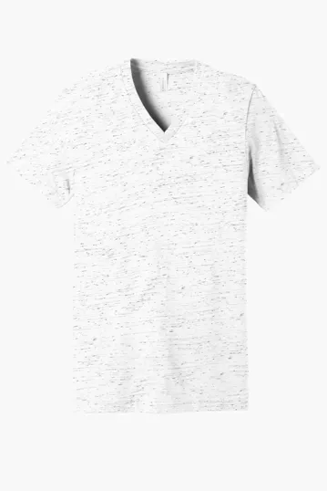 Bella + Canvas Unisex Textured Jersey V-Neck Tee — view 7