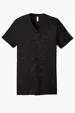 Bella + Canvas Unisex Textured Jersey V-Neck Tee — view 3