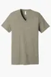 Bella + Canvas Unisex Textured Jersey V-Neck Tee — view 6
