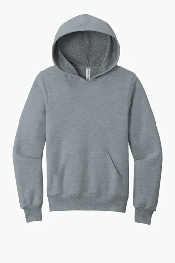 Bella + Canvas Youth Sponge Fleece Pullover Hoodie — view 2