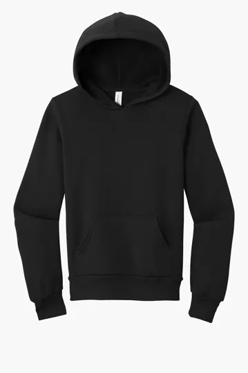 Bella + Canvas Youth Sponge Fleece Pullover Hoodie — view 3