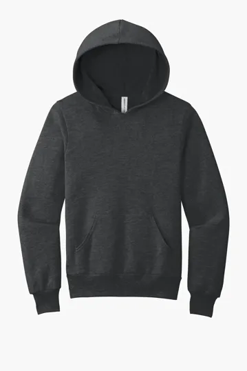 Bella + Canvas Youth Sponge Fleece Pullover Hoodie — view 4