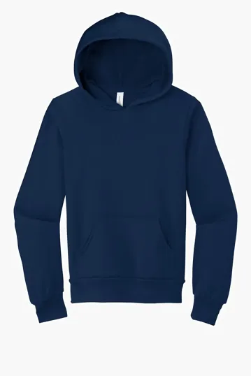Bella + Canvas Youth Sponge Fleece Pullover Hoodie — view 5