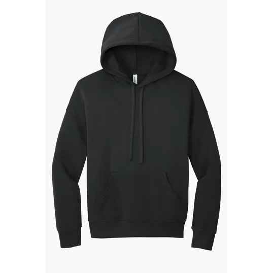 Bella + Canvas Unisex Sponge Fleece Pullover DTM Hoodie — view 3
