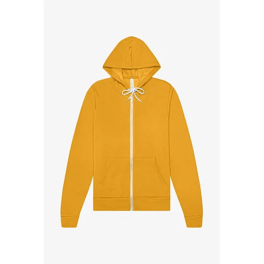 Bella + Canvas Unisex Sponge Fleece Full-Zip Hoodie — view 50