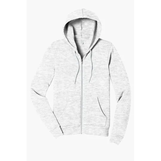 Bella + Canvas Unisex Sponge Fleece Full-Zip Hoodie — view 2