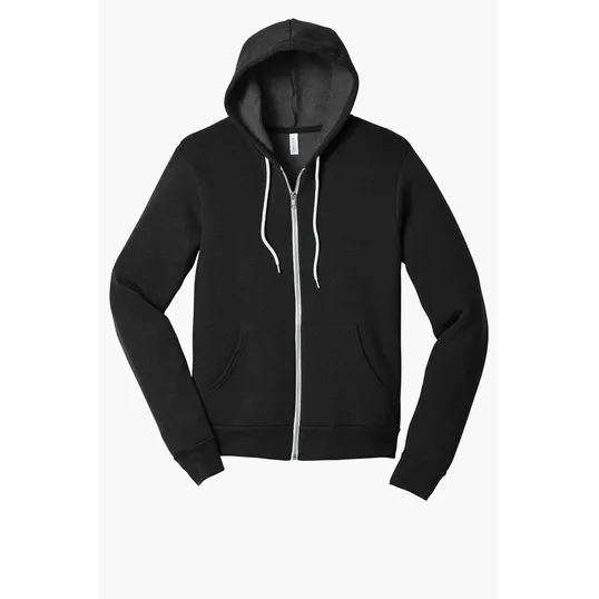 Bella + Canvas Unisex Sponge Fleece Full-Zip Hoodie — view 6