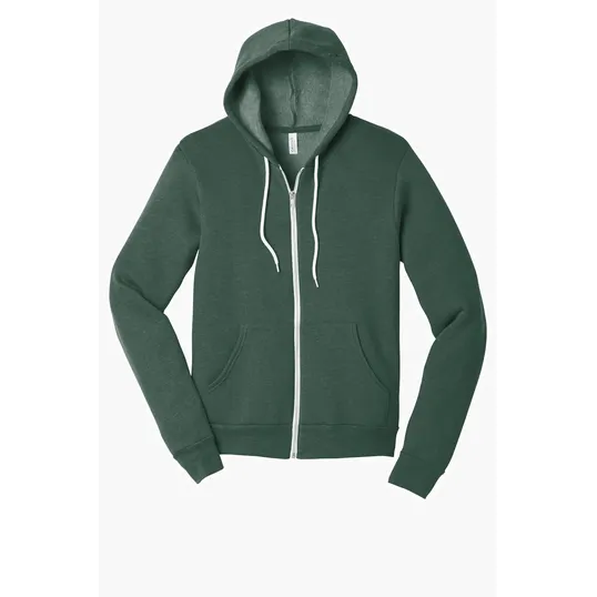 Bella + Canvas Unisex Sponge Fleece Full-Zip Hoodie — view 10