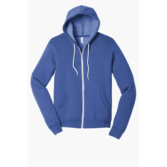 Bella + Canvas Unisex Sponge Fleece Full-Zip Hoodie — view 12