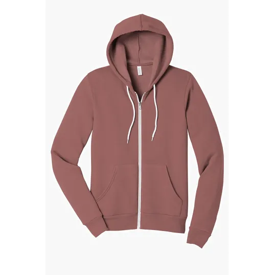 Bella + Canvas Unisex Sponge Fleece Full-Zip Hoodie — view 13