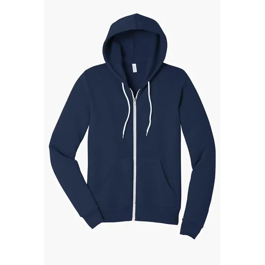 Bella + Canvas Unisex Sponge Fleece Full-Zip Hoodie — view 15