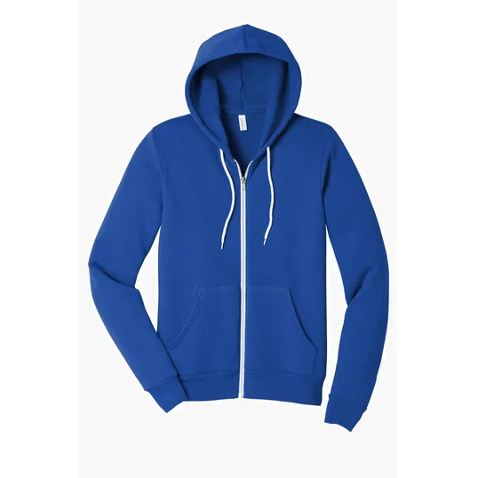 Bella + Canvas Unisex Sponge Fleece Full-Zip Hoodie — view 16