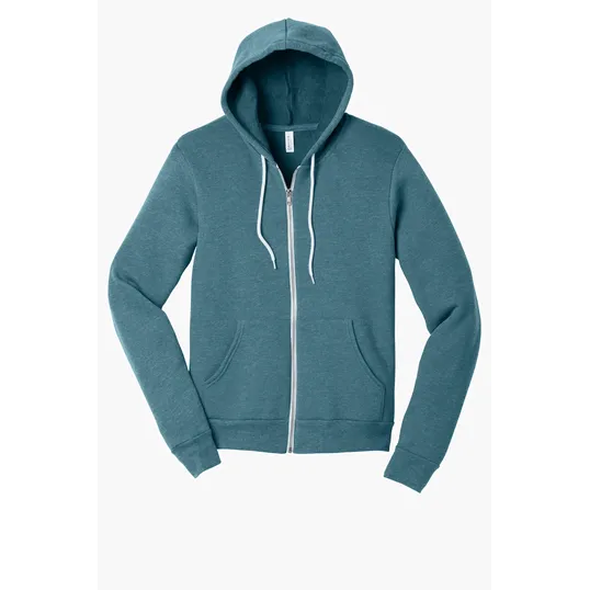 Bella + Canvas Unisex Sponge Fleece Full-Zip Hoodie — view 33